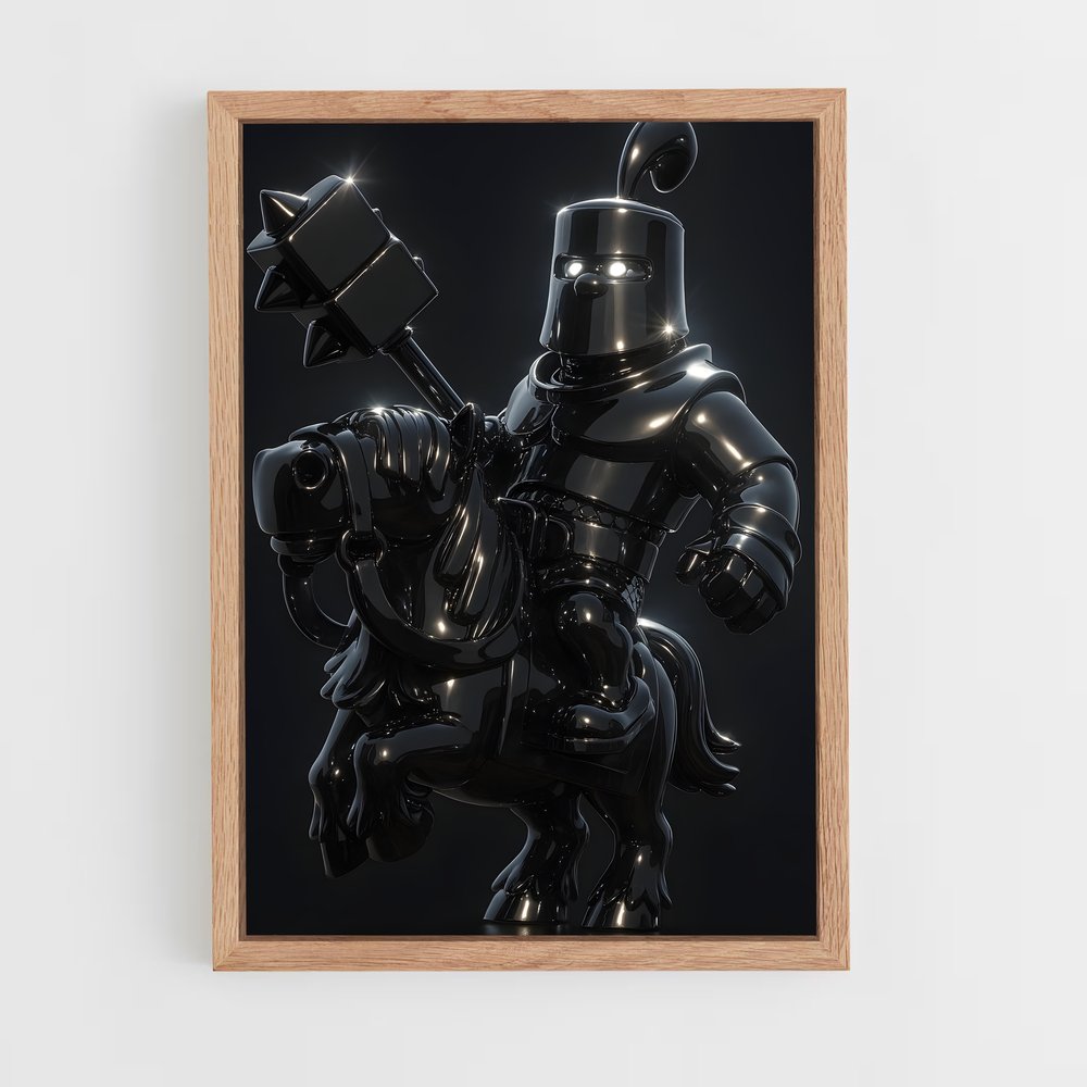 Poster Le Robot Chevalier – affiche Clash royale (vue 4)